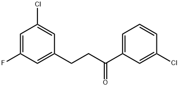 3'-CHLORO-3-(3-CHLORO-5-FLUOROPHENYL)PROPIOPHENONE price.