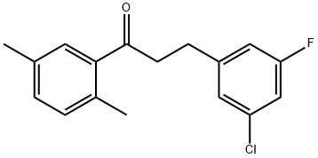 3-(3-CHLORO-5-FLUOROPHENYL)-2',5'-DIMETHYLPROPIOPHENONE price.