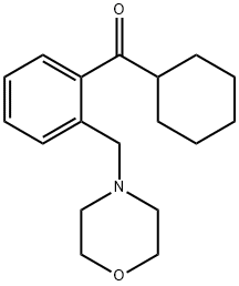 CYCLOHEXYL 2-(MORPHOLINOMETHYL)PHENYL KETONE Struktur