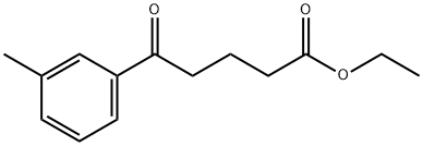 ETHYL 5-(3-METHYLPHENYL)-5-OXOVALERATE Struktur