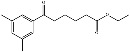 ETHYL 6-(3,5-DIMETHYLPHENYL)-6-OXOHEXANOATE Struktur