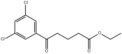 ETHYL 5-(3,5-DICHLOROPHENYL)-5-OXOVALERATE Struktur