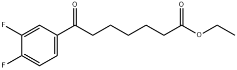 ETHYL 7-(3,4-DIFLUOROPHENYL)-7-OXOHEPTANOATE price.