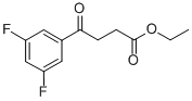 ETHYL 4-(3,5-DIFLUOROPHENYL)-4-OXOBUTYRATE Struktur