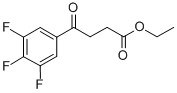 ETHYL 4-OXO-4-(3,4,5-TRIFLUOROPHENYL)BUTYRATE Struktur