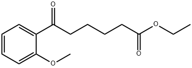 ETHYL 6-(2-METHOXYPHENYL)-6-OXOHEXANOATE Struktur