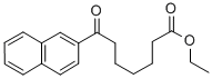 ETHYL 7-(2-NAPHTHYL)-7-OXOHEPTANOATE Struktur