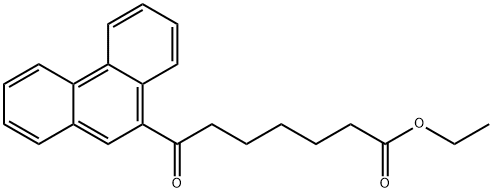 ETHYL 7-OXO-7-(9-PHENANTHRYL)HEPTANOATE Struktur