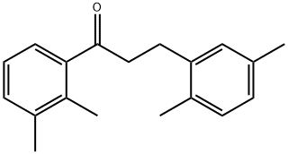 2',3'-DIMETHYL-3-(2,5-DIMETHYLPHENYL)PROPIOPHENONE Struktur