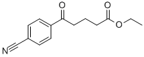 ETHYL-5-(4-CYANOPHENYL)-5-OXOVALERATE Struktur