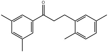 3',5'-DIMETHYL-3-(2,5-DIMETHYLPHENYL)PROPIOPHENONE Struktur