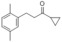 CYCLOPROPYL 2-(2,5-DIMETHYLPHENYL)ETHYL KETONE Struktur