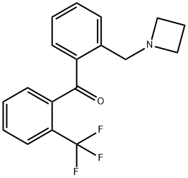 2-AZETIDINOMETHYL-2'-TRIFLUOROMETHYLBENZOPHENONE price.