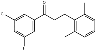 3'-CHLORO-3-(2,6-DIMETHYLPHENYL)-5'-FLUOROPROPIOPHENONE price.