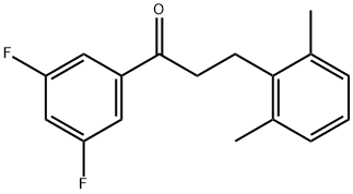 3',5'-DIFLUORO-3-(2,6-DIMETHYLPHENYL)PROPIOPHENONE price.