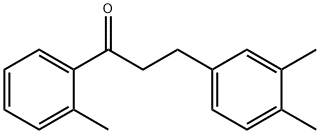 3-(3,4-DIMETHYLPHENYL)-2'-METHYLPROPIOPHENONE Struktur