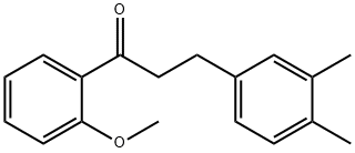 3-(3,4-DIMETHYLPHENYL)-2'-METHOXYPROPIOPHENONE Struktur