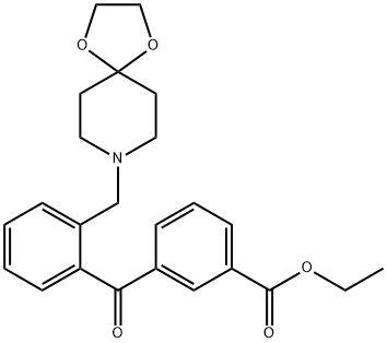 3'-CARBOETHOXY-2-[8-(1,4-DIOXA-8-AZASPIRO[4.5]DECYL)METHYL]BENZOPHENONE price.