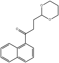 3-(1,3-DIOXAN-2-YL)-1'-PROPIONAPHTHONE Struktur