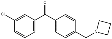 4'-AZETIDINOMETHYL-3-CHLOROBENZOPHENONE price.