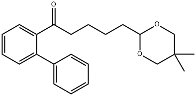 5-(5,5-DIMETHYL-1,3-DIOXAN-2-YL)-2'-PHENYLVALEROPHENONE Struktur