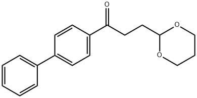 3-(1,3-DIOXAN-2-YL)-4'-PHENYLPROPIOPHENONE Struktur