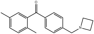 4'-AZETIDINOMETHYL-2,5-DIMETHYLBENZOPHENONE price.