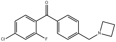 4'-AZETIDINOMETHYL-4-CHLORO-2-FLUOROBENZOPHENONE price.