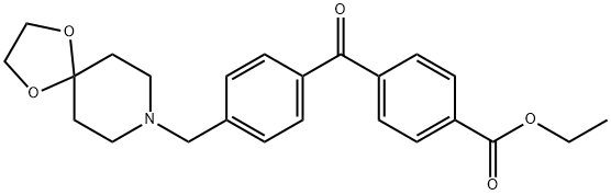 4-CARBOETHOXY-4'-[8-(1,4-DIOXA-8-AZASPIRO[4.5]DECYL)METHYL]BENZOPHENONE price.