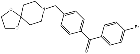 4-BROMO-4'-[8-(1,4-DIOXA-8-AZASPIRO[4.5]DECYL)METHYL]BENZOPHENONE price.