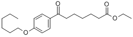 ETHYL 7-(4-HEXYLOXYPHENYL)-7-OXOHEPTANOATE Struktur