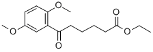 ETHYL 6-(2,5-DIMETHOXYPHENYL)-6-OXOHEXANOATE Struktur