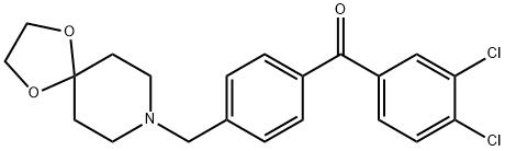 3,4-DICHLORO-4'-[8-(1,4-DIOXA-8-AZASPIRO[4.5]DECYL)METHYL]BENZOPHENONE price.