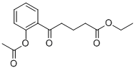 ETHYL 5-(2-ACETOXYPHENYL)-5-OXOVALERATE Struktur