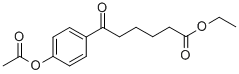 ETHYL 6-(4-ACETOXYPHENYL)-6-OXOHEXANOATE Struktur