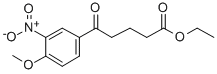 ETHYL 5-(4-METHOXY-3-NITROPHENYL)-5-OXOVALERATE Struktur