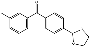 4'-(1,3-DIOXOLAN-2-YL)-3-METHYLBENZOPHENONE Struktur