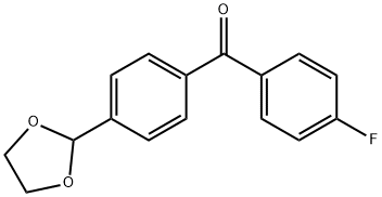 4-(1,3-DIOXOLAN-2-YL)-4'-FLUOROBENZOPHENONE Struktur