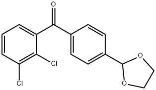 2,3-DICHLORO-4'-(1,3-DIOXOLAN-2-YL)BENZOPHENONE price.