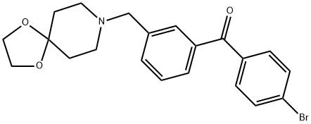 4'-BROMO-3-[8-(1,4-DIOXA-8-AZASPIRO[4.5]DECYL)METHYL]BENZOPHENONE price.