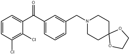 2,3-DICHLORO-3'-[8-(1,4-DIOXA-8-AZASPIRO[4.5]DECYL)METHYL]BENZOPHENONE price.