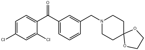 2,4-DICHLORO-3'-[8-(1,4-DIOXA-8-AZASPIRO[4.5]DECYL)METHYL]BENZOPHENONE price.