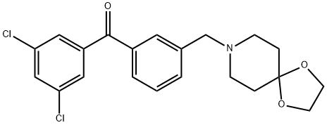 3,5-DICHLORO-3'-[8-(1,4-DIOXA-8-AZASPIRO[4.5]DECYL)METHYL]BENZOPHENONE price.