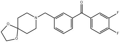 3,4-DIFLUORO-3'-[8-(1,4-DIOXA-8-AZASPIRO[4.5]DECYL)METHYL]BENZOPHENONE price.