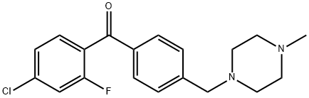 4-CHLORO-2-FLUORO-4'-(4-METHYLPIPERAZINOMETHYL) BENZOPHENONE price.