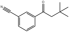 3'-CYANO-3,3-DIMETHYLBUTYROPHENONE Struktur