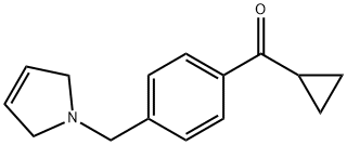 CYCLOPROPYL 4-(3-PYRROLINOMETHYL)PHENYL KETONE Struktur