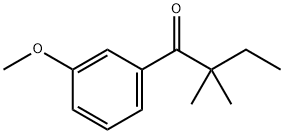 2,2-DIMETHYL-3'-METHOXYBUTYROPHENONE Struktur