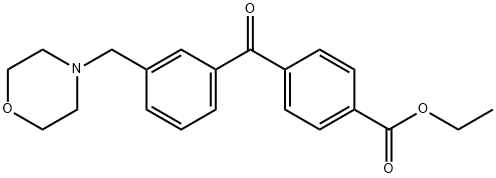 4'-CARBOETHOXY-3-MORPHOLINOMETHYL BENZOPHENONE price.