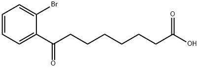 8-(2-BROMOPHENYL)-8-OXOOCTANOIC ACID Struktur